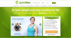 Desktop Screenshot of mynetdiary.com